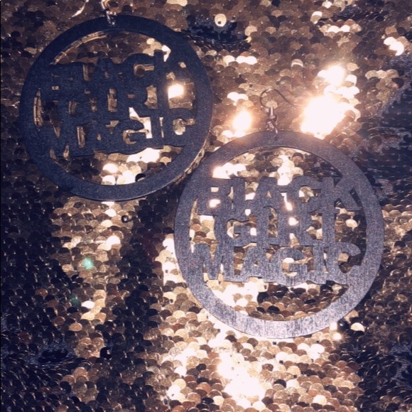 BLACK GIRL MAGIC Earrings - Picture 2 of 6